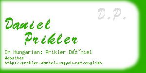 daniel prikler business card